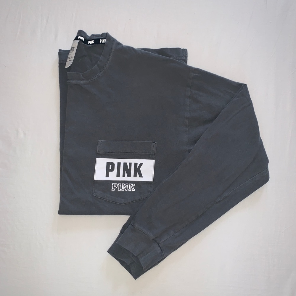 PINK Victoria’s Secret Long Sleeve Grey XS